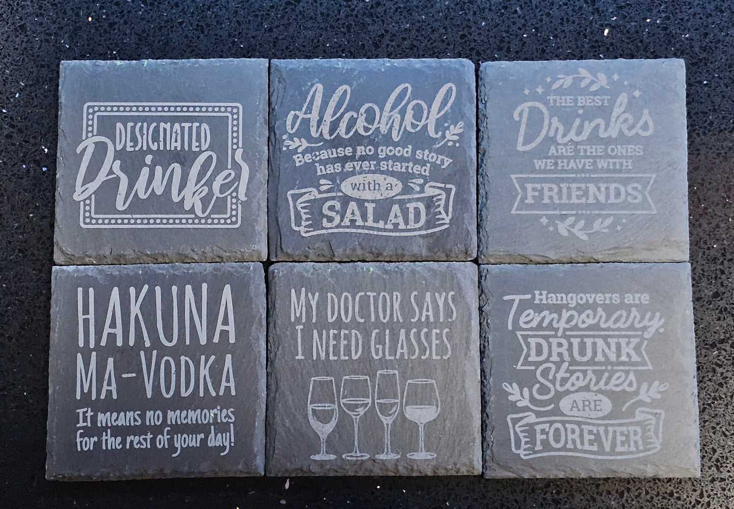 Slate Coasters - 4 Inch