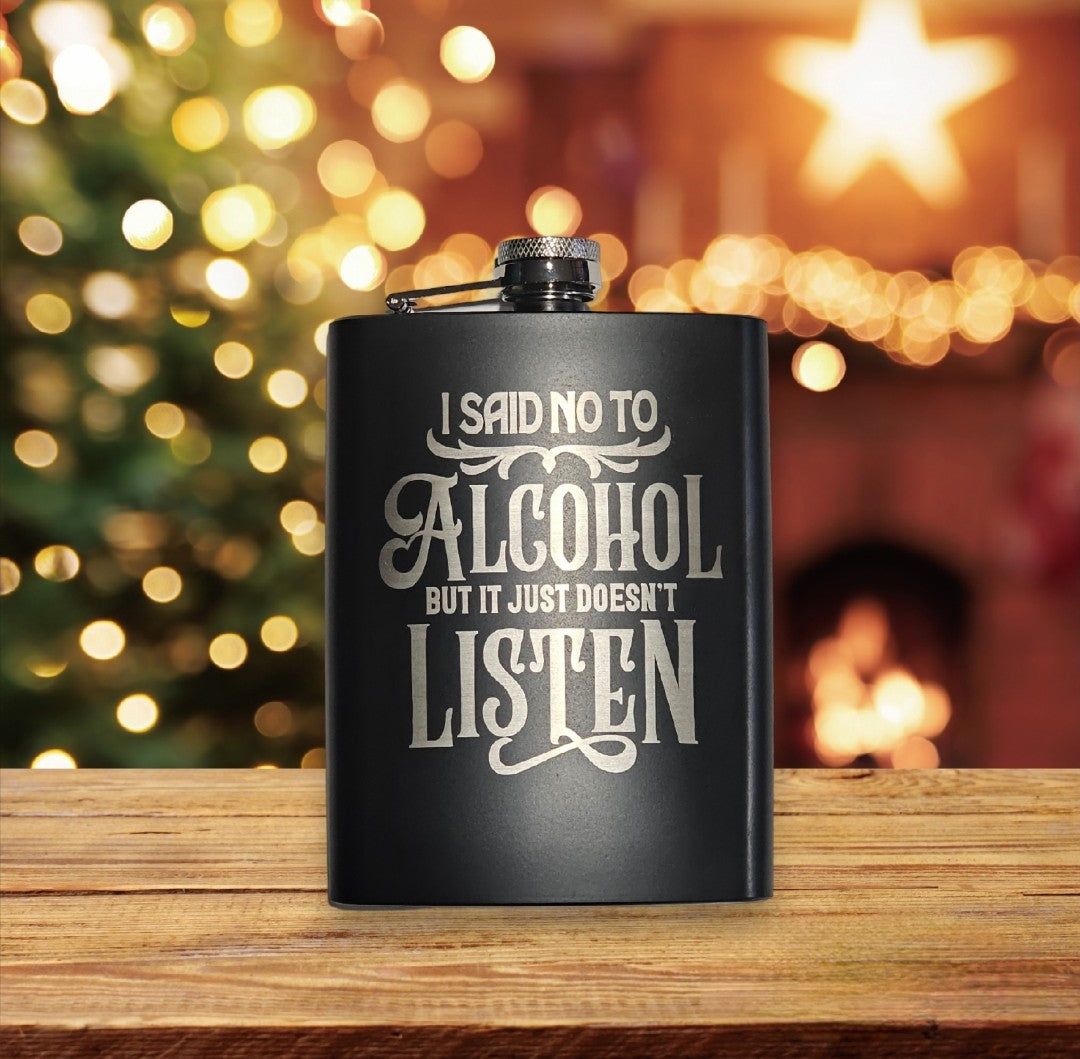 Stainless Steel Flask - 8oz