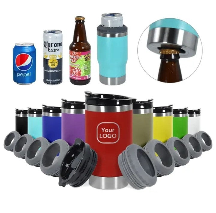 4 in 1 Metal Can Koozie