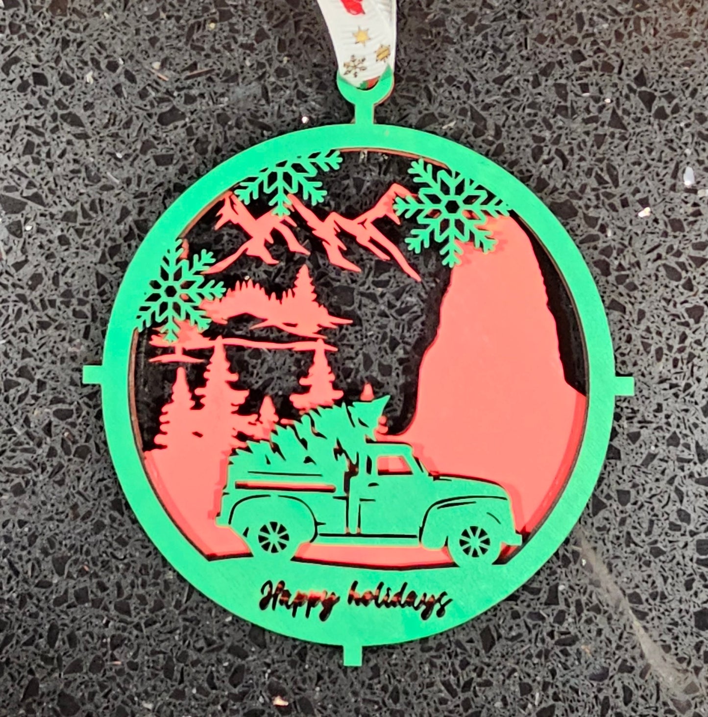 Double Design Ornament - 4 Inch