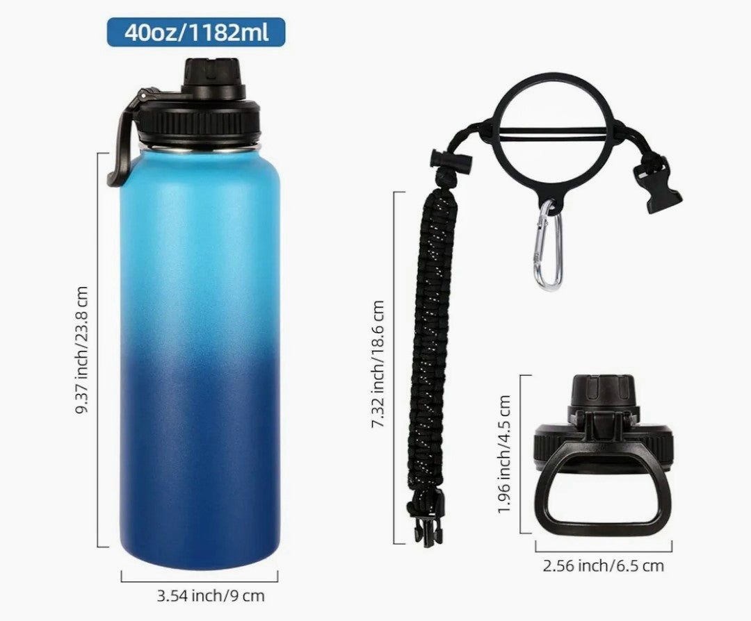 Insulated Stainless Steel Water Bottle - 40oz