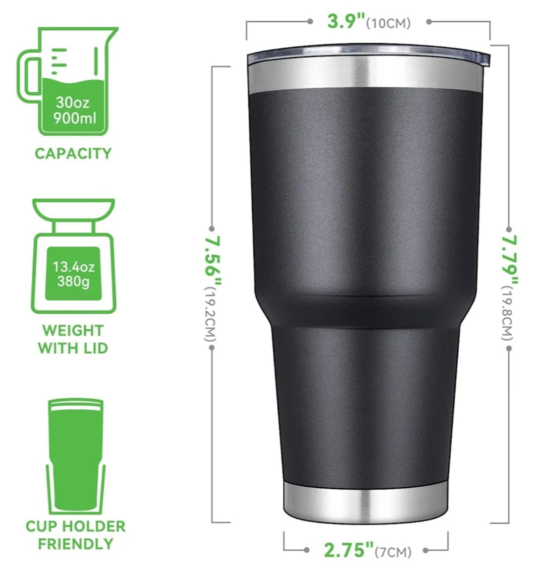 Insulated Stainless Steel Tumbler - 30oz