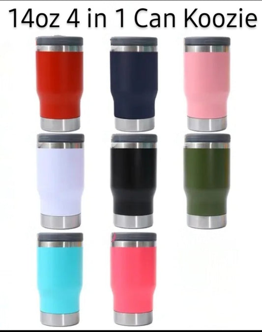 4 in 1 Metal Can Koozie